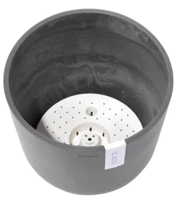 Ecopots Kunststoff-Topf Oslo mit Wassersystem, rund
