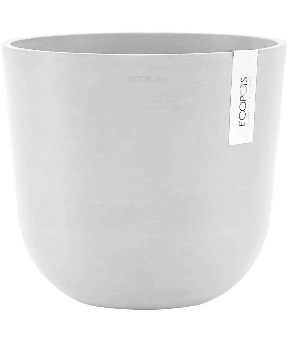 Ecopots Kunststoff-Topf Oslo mit Wassersystem, rund