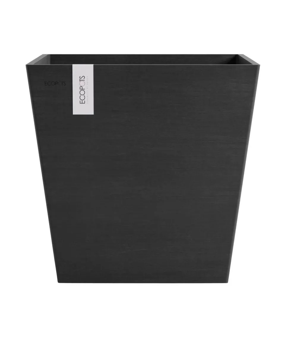 Ecopots Kunststoff-Topf Rotterdam mit Wassersystem, quadratisch