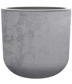 EDA Kunststoff-Topf Basalt Up, rund