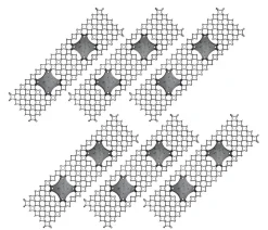 Gardigo Tier-Barrierestreifen, ca. B47/T15 cm, 6er-Set