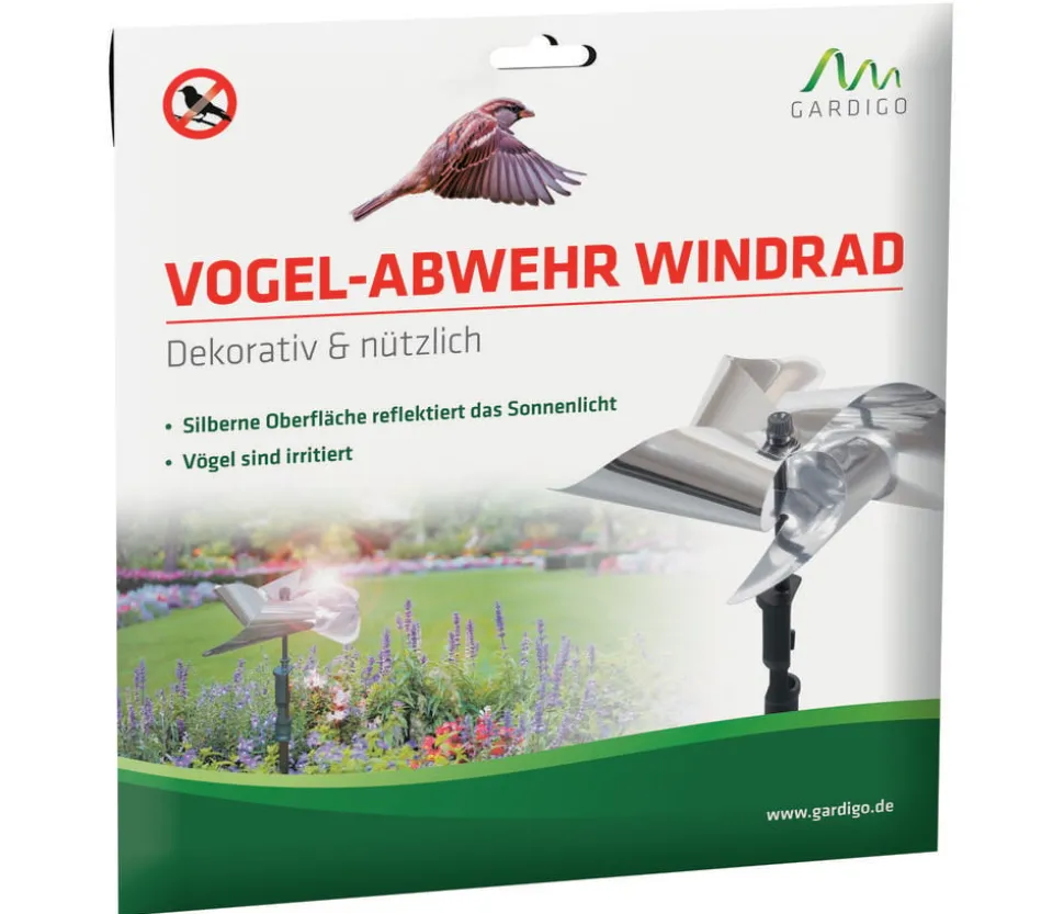 Gardigo Vogel-Abwehr Windrad, ca. H40 cm