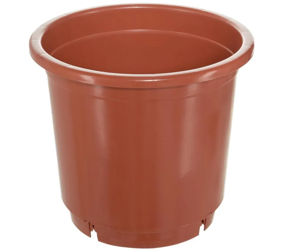 Geli Kunststoff-Containertopf Fiore, rund, terrakotta