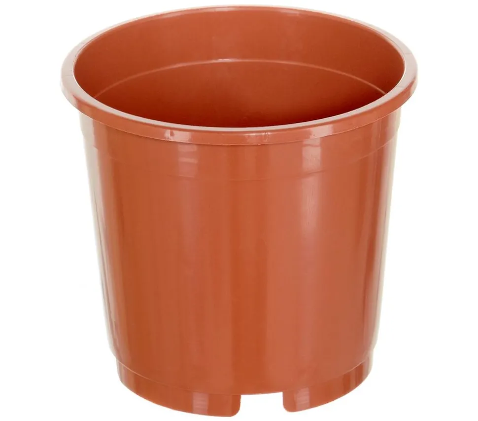 Geli Kunststoff-Containertopf Fiore, rund, terrakotta