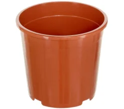 Geli Kunststoff-Containertopf Fiore, rund, terrakotta