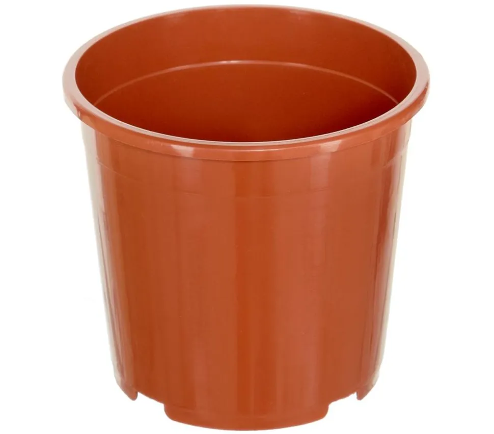 Geli Kunststoff-Containertopf Fiore, rund, terrakotta