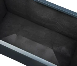 Herstera Filz-Pflanztasche, rechteckig, schwarz, ca. B100 cm