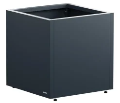 Herstera Metall-Pflanztopf Cube, quadratisch, anthrazit