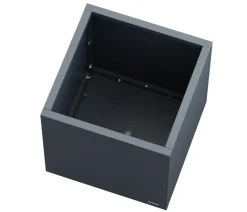 Herstera Metall-Pflanztopf Cube, quadratisch, anthrazit