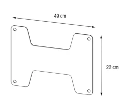 Herstera Metall-Pflanzkasten Cube mit Verbindungsstück, rechteckig, anthrazit