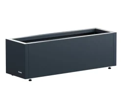 Herstera Metall-Pflanzkasten Cube Balcony LED, rechteckig, anthrazit