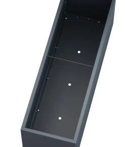 Herstera Metall-Pflanzkasten Cube LED, rechteckig, anthrazit