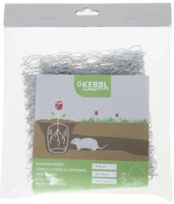 Kerbl Wühlmauskorb, unverzinkt, grau