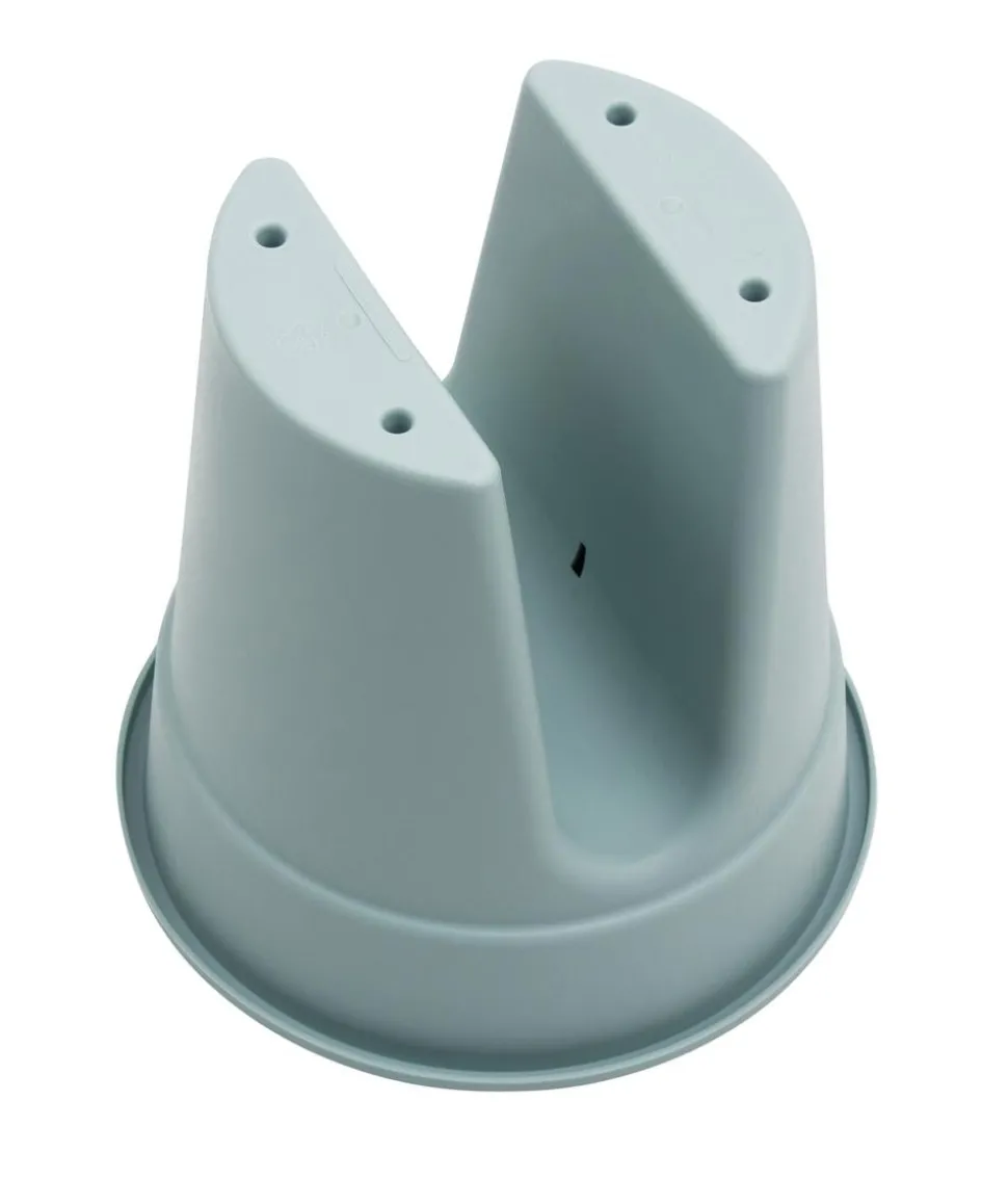 KHW Kunststoff-Geländertopf Flowerclip, rund, ca. Ø27/H27 cm, 3er-Set