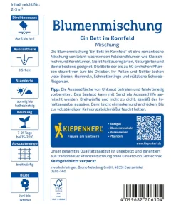 Kiepenkerl Bett im Kornfeld