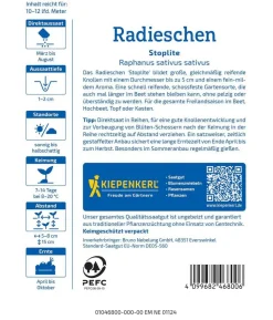 Kiepenkerl Saatgut Radies 'Stoplite'