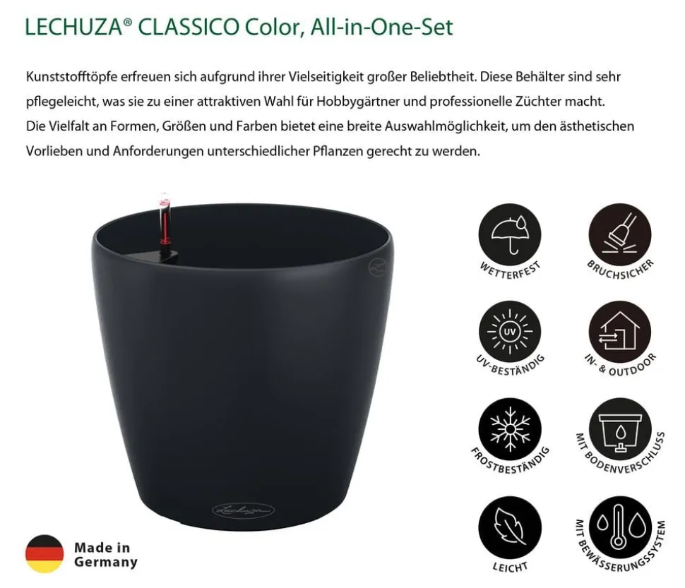 LECHUZA® CLASSICO Color, All-in-One-Set