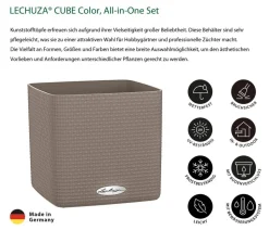 LECHUZA® CUBE Color, All-in-One Set