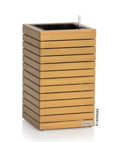 LECHUZA® Holz-Kasten PALO Natural Wood 35, quadratisch