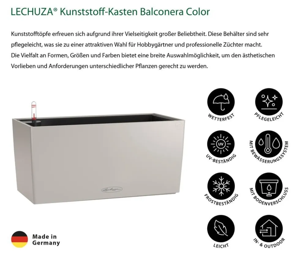 LECHUZA® Kunststoff-Kasten Balconera Color, rechteckig