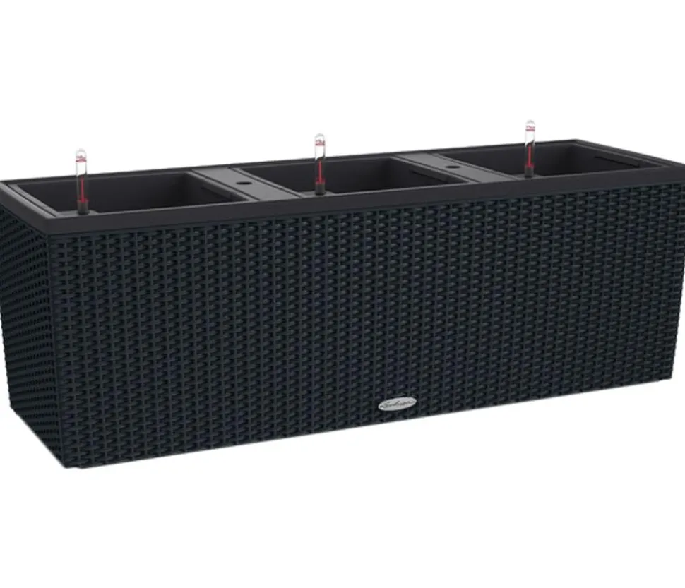 LECHUZA® Polyrattan-Kasten Trio Cottage, rechteckig