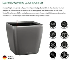 LECHUZA® QUADRO LS, All-in-One-Set