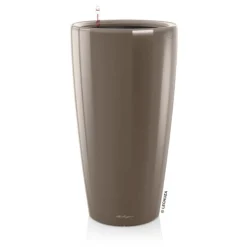 LECHUZA® Rondo hochglanz All-in-One-Set taupe, 15744