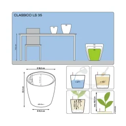LECHUZA® CLASSICO LS, All-in-One-Set