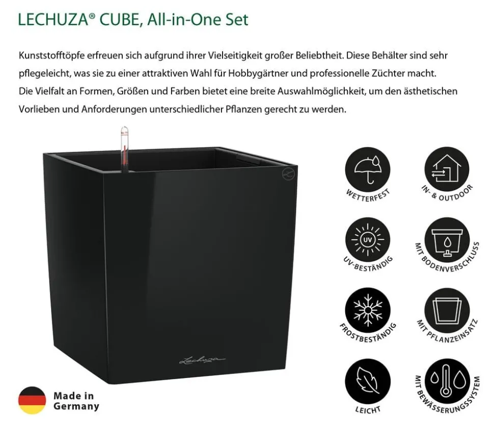 LECHUZA® CUBE, All-in-One Set