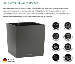LECHUZA® CUBE, All-in-One Set
