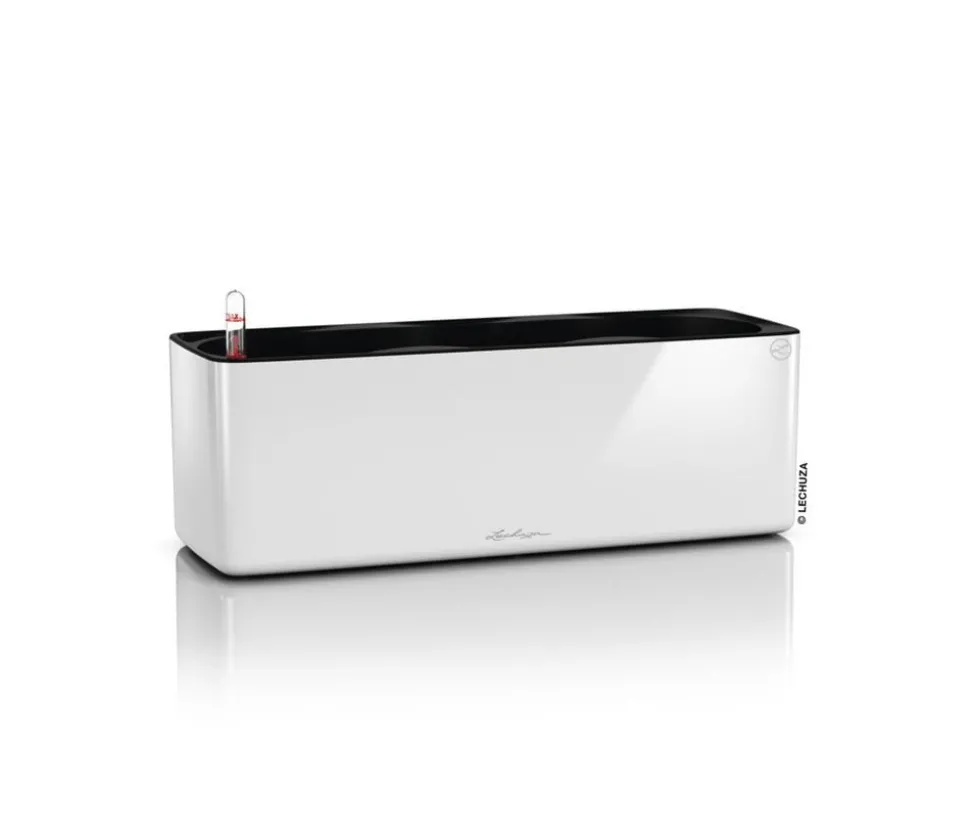 LECHUZA® CUBE Glossy Triple, All-in-One Set, 40 cm