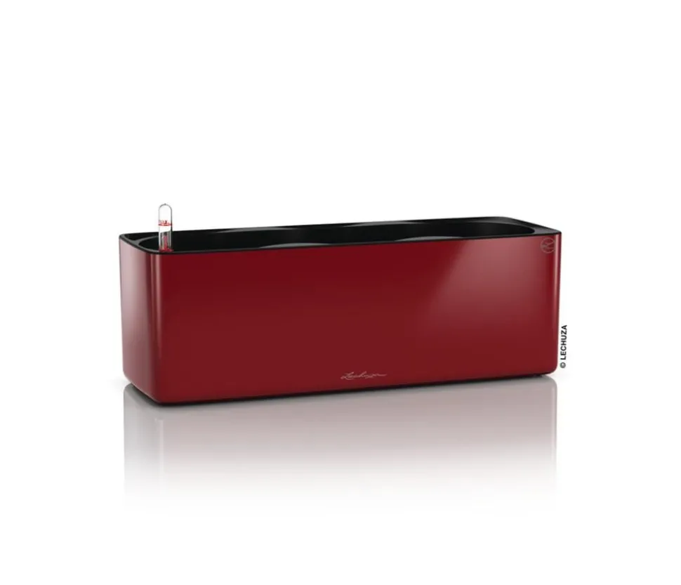LECHUZA® CUBE Glossy Triple, All-in-One Set, 40 cm