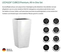LECHUZA® CUBICO Premium, All-in-One-Set