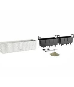 LECHUZA® Kunststoff-Kasten Balconera Cottage, rechteckig
