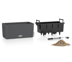 LECHUZA® Kunststoff-Kasten Balconera Cottage, rechteckig