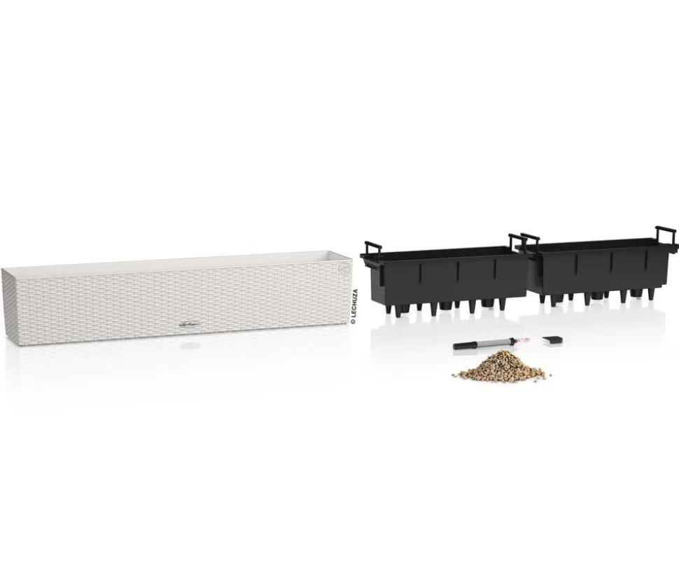 LECHUZA® Kunststoff-Kasten Balconera Cottage, rechteckig