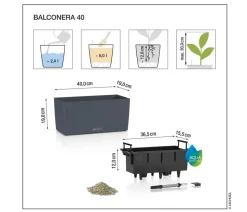 LECHUZA® Kunststoff-Kasten Balconera Color, rechteckig
