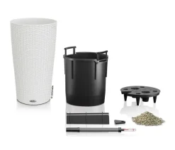 LECHUZA® Kunststoff-Säule Cilindro Cottage inkl. Pflanzeinsatz, konisch