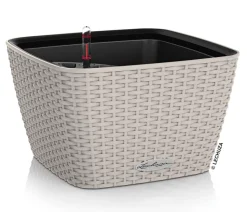 LECHUZA® Kunststoff-Topf Bacino Cottage inkl. Pflanzeinsatz, konisch, ca. B31/H19,5/T31 cm