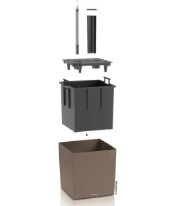 LECHUZA® Kunststoff-Topf Cube, rechteckig