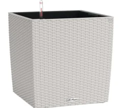 LECHUZA® Kunststoff-Topf Cube Cottage, quadratisch