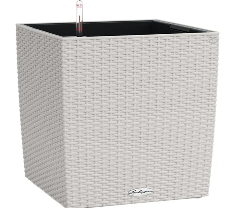 LECHUZA® Kunststoff-Topf Cube Cottage, quadratisch