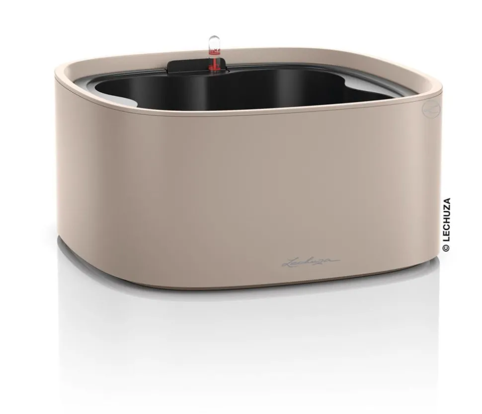 LECHUZA® Kunststoff-Topf PILA Color Stick-System, quadratisch, ca. B35/H16,6/T35 cm