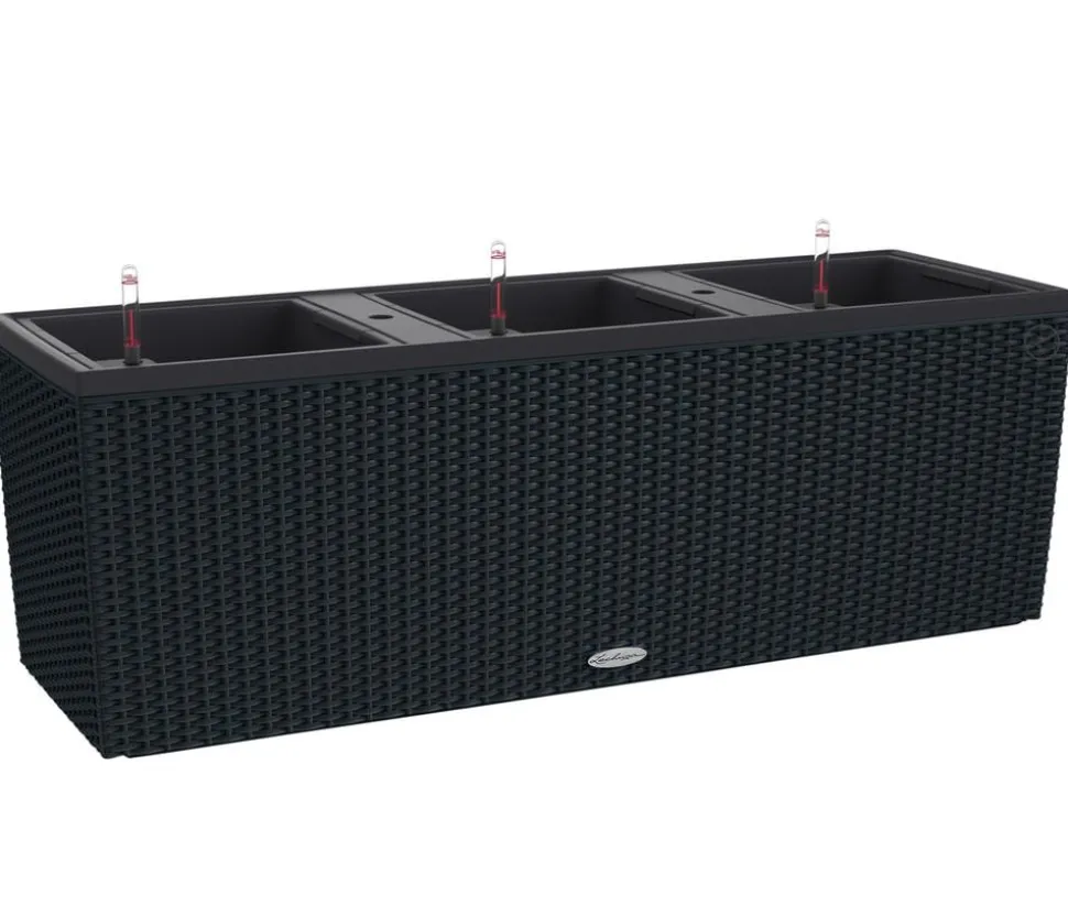 LECHUZA® Polyrattan-Kasten Trio Cottage, rechteckig