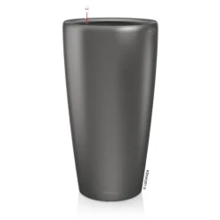 LECHUZA® Rondo hochglanz All-in-One-Set anthrazit metallic, 15783