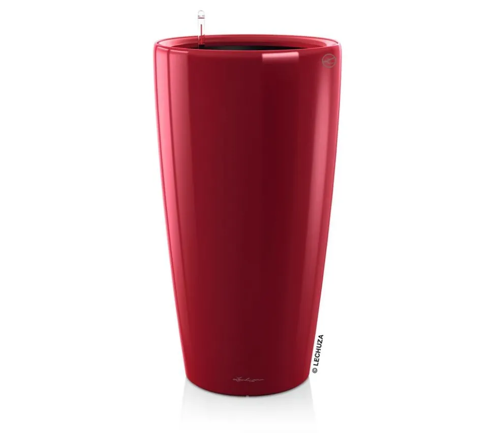 LECHUZA® Rondo hochglanz All-in-One-Set scarlet rot, 15799