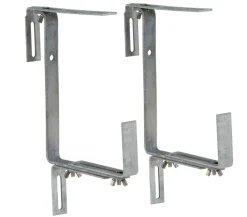 Metall-Blumenkastenhalter für den Balkon, 2 Stück