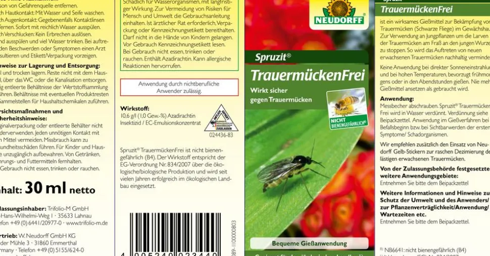 Neudorff Spruzit® TrauermückenFrei, 30 ml