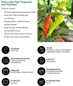 Pick-a-Hot Pep® Peperoni mit Früchten