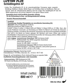 PROTECT GARDEN Lizetan Plus Schädlingsfrei AF, 800 ml